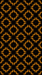 Ornate geometric pattern and abstract multicolored background