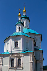 Fototapeta na wymiar Ancient Holy Resurrection Cathedral. City Sumy. Ukraine