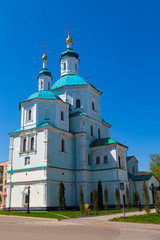 Ancient Holy Resurrection Cathedral. City Sumy. Ukraine