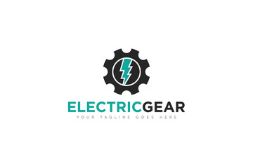 electric service logo and icon vector illustration design template