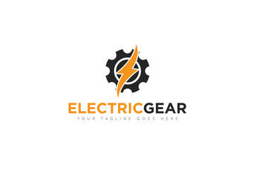 electric service logo and icon vector illustration design template