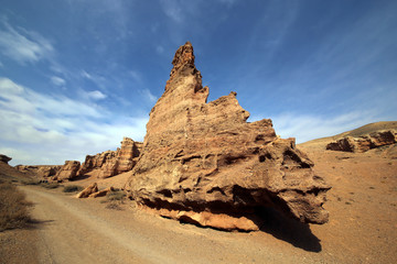 Canyon of the Charyn River in Kazakhstan.