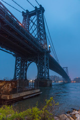 Fototapeta na wymiar New york williamsburg bridge