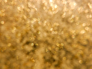 Glod bokeh abstract background with blur vision