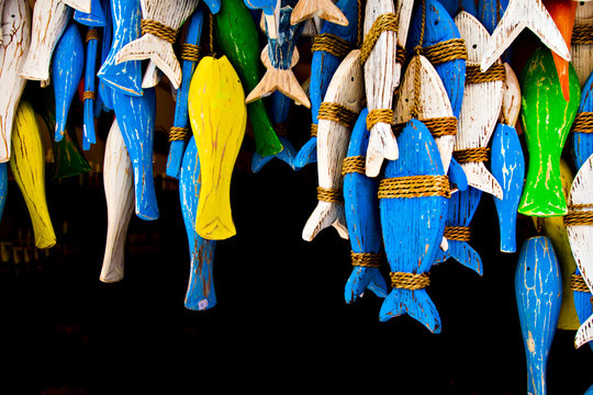 Samos island greece. Colorful background.