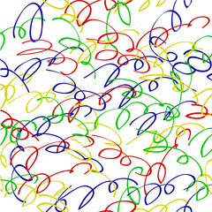 Seamless Pattern Abstact colorful Scribble for message, information, announcement etc