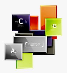 Square geometric composition