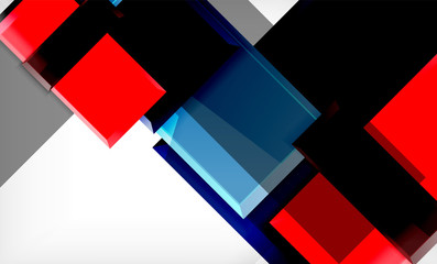 Colorful square and rectangle blocks background