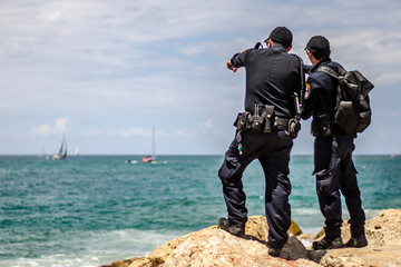 Police keep order at Israel’s Independence Day