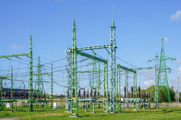 Electricity and power generation industry electric power transformation substation