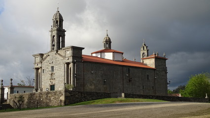 Obraz premium flora y fauna de galicia o corpiño iglesia 
