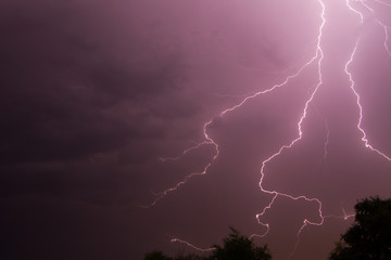 lightning storm