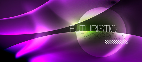 Glowing shiny light abstract background