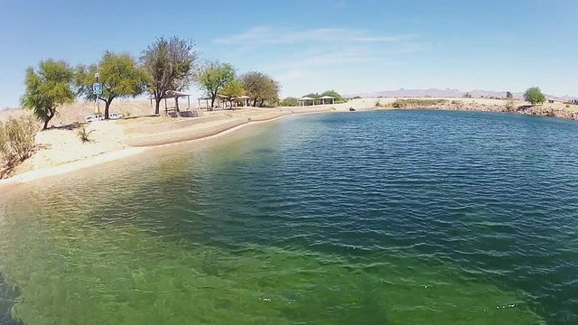 Beach And Lagoon At Big Bend State Park- Laughlin NV