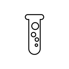test tube icon vector