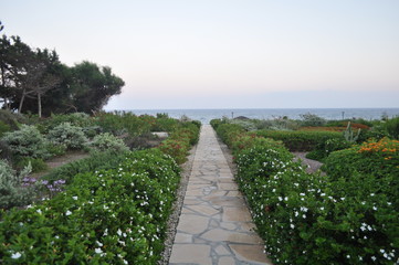 The beautiful natural sea landscape