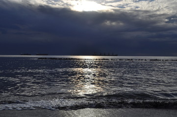 The beautiful natural sea landscape