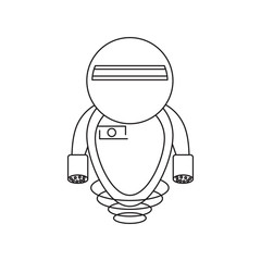 cartoon robot icon