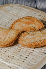 Curry puff or locally known as “Karipap” is a Malaysian traditional food. This tasty food have flaky pastry on the outside and delicious curry potato on the inside