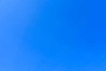 Natural background of clear blue sky