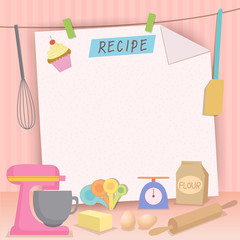 Recipe for bakery template