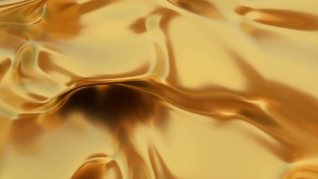 abstract gold liquid. Golden wave background. Gold background. Gold texture. Lava, nougat, caramel, amber, honey, oil.