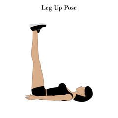 Yoga leg up pose