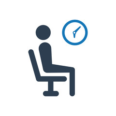 Waiting room icon