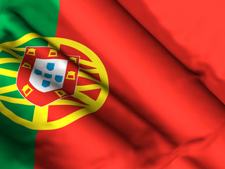 Portugal flag background