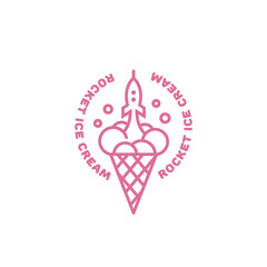 Obraz premium Rocket ice cream