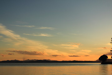 golden hour on the beach