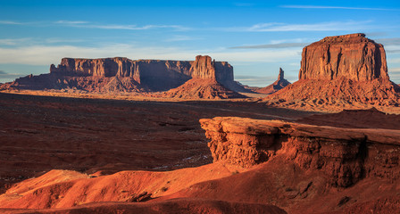 John Ford Point Sunset at Monument Valley