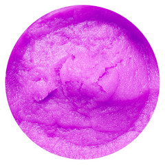 The texture of colored paste. Purple paste