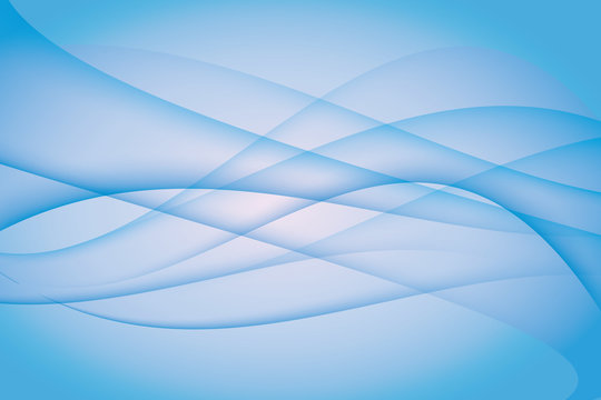 Transparent blue wave. abstract wavy background © Elena Clair