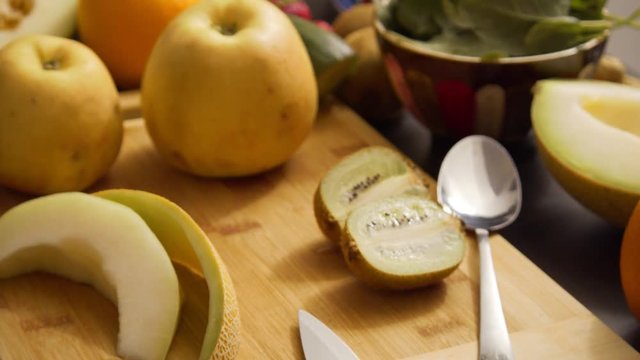  Selection of fruits for a healthy drink