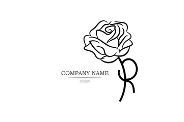 rose. logo for the company