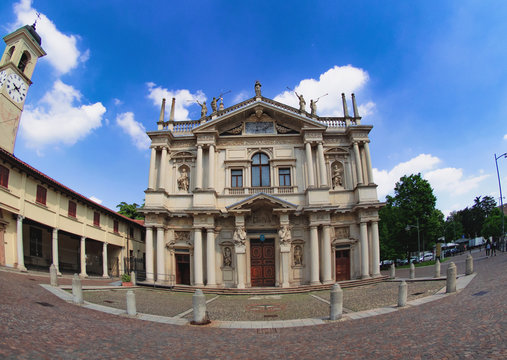 Marian shrine of Saronno "our lady of miracles" built in the Renaissance age. Lombardy - Italy