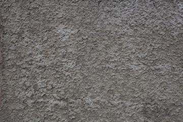 Gray cement coated wall