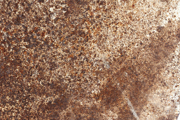 Rusty and painted textured metal background