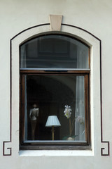 Alesund Norway, traditional nordic window decoration