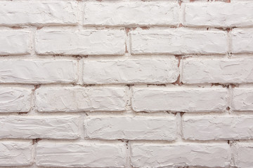 Texture - white bricks on the wall