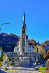 Church in the mountains