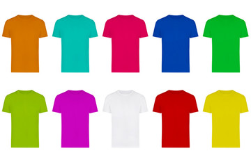 Blank colored t-shirts