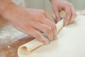 step by step making fresh pasta