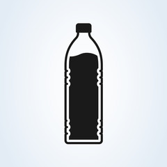bottle Simple symbol. flat style. Vector illustration icon isolated on white background
