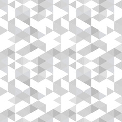 Triangles pattern in retro colors. Abstract vector geometric repeat background.