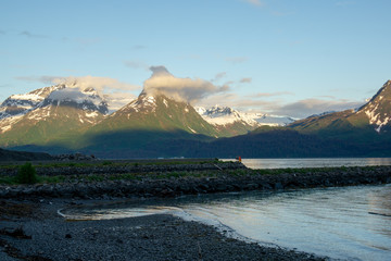 Fototapeta na wymiar Valdes in Alaska