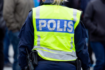 Female Police Officers in reflective vest