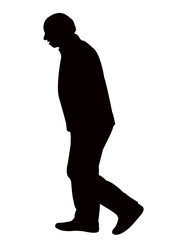 a man body silhouette vector