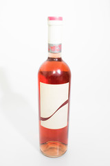 Wine bottle isolated in a white background